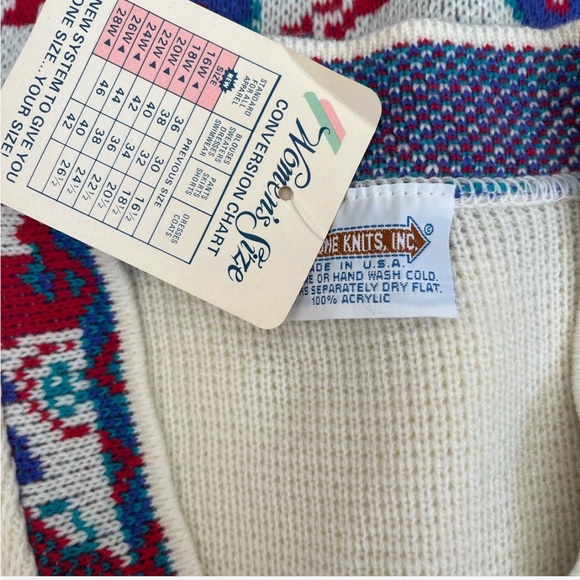 Brand new! Vintage Fortune Knits Sweater Vest - Picture 5 of 5